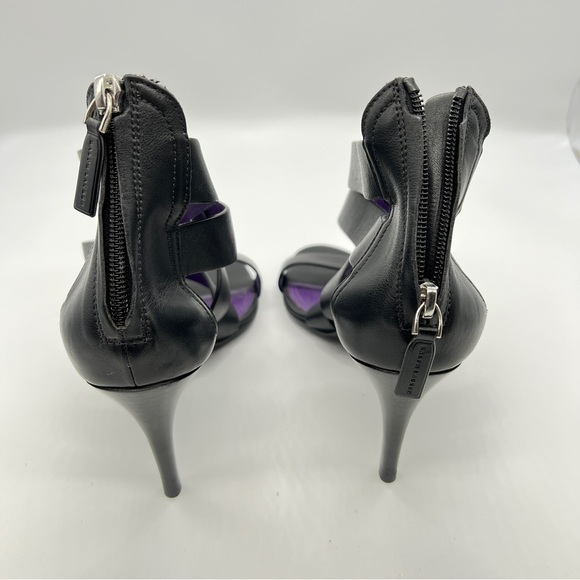 RALPH LAUREN PURPLE LABEL HEELS SANDALS WIDE STRAPPY GLADIATOR LEATHER US SZ 11 - Picture 6 of 10